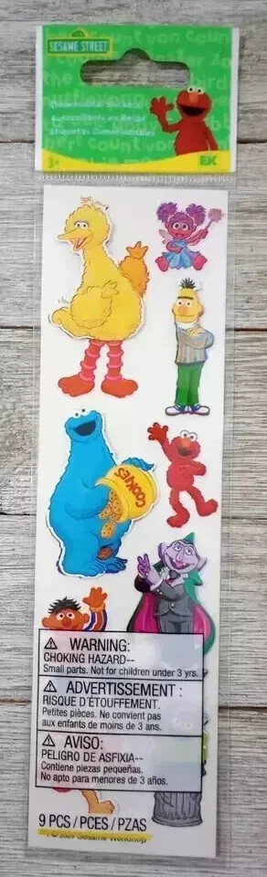 Sesame Street Elmo 3D Puffy Stickers 9-Pack by EK Success  