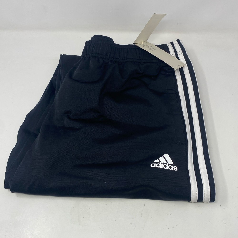 Adidas Men’s 3-Stripes Tricot Track Pants Black/White XL