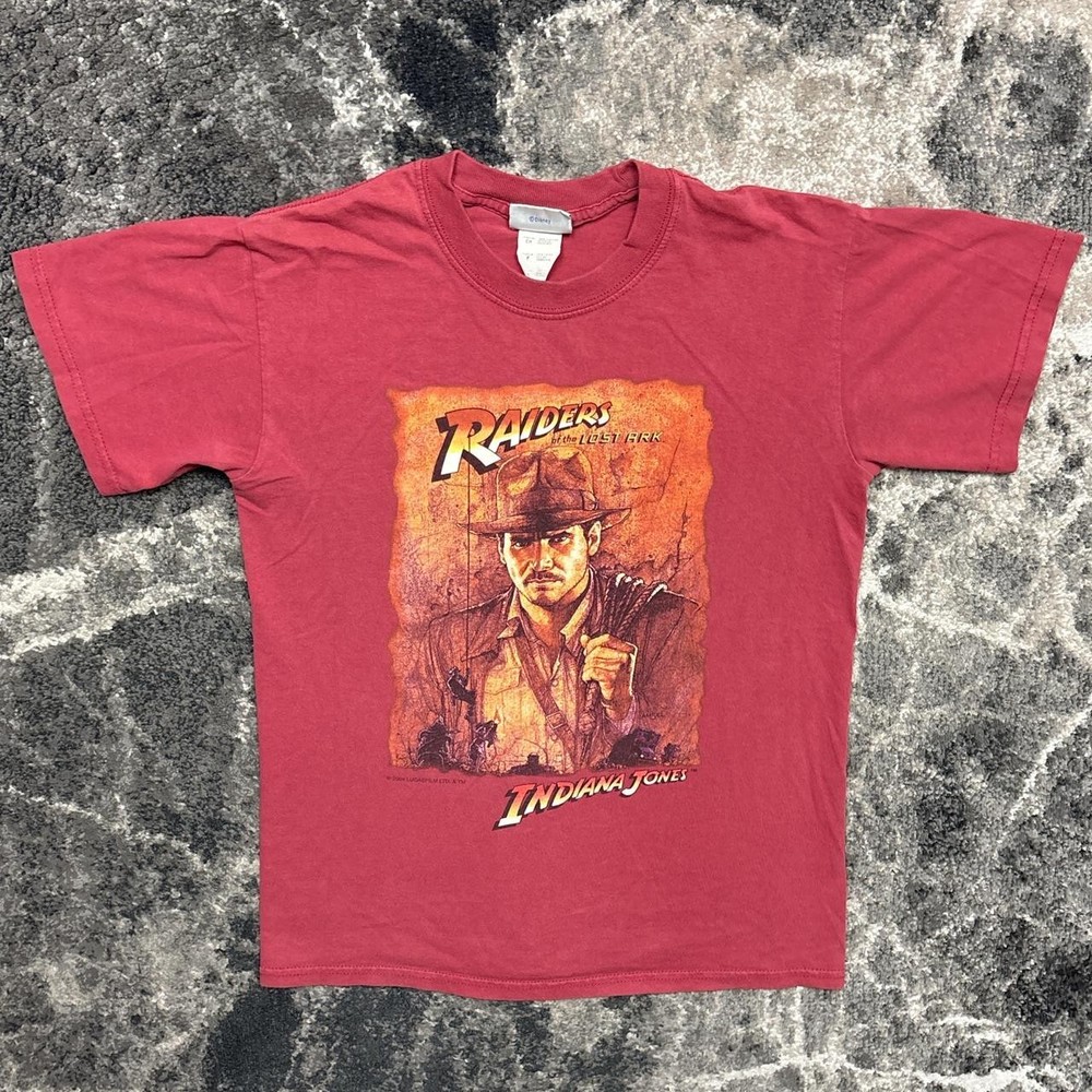 Vintage Indiana Jones Shirt Mens Small Raiders of the Lost Ark Harrison Ford
