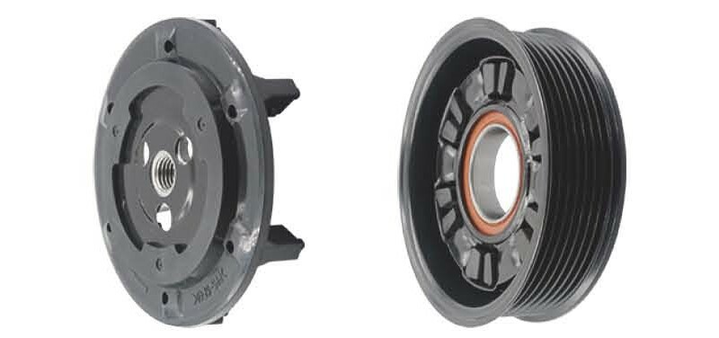 BMW 328xi AC Compressor Clutch Kit 2007-2008 3.0L 6cyl Pulley Plate-image