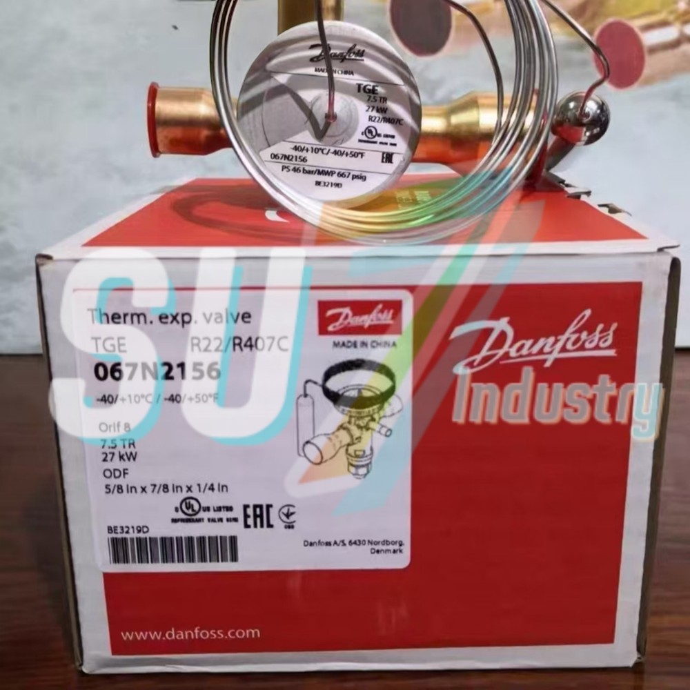 Danfoss 067N2156 TGE thermostatic expansion valve# 1pcs  New  In Box