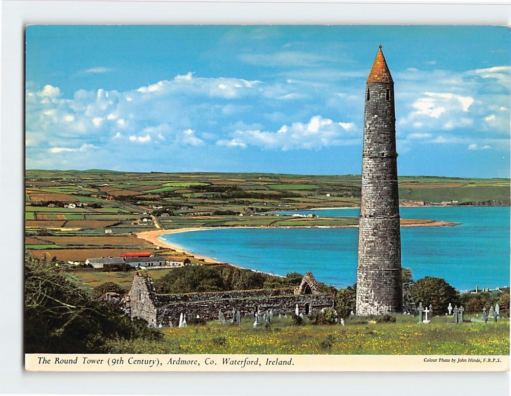 Postcard Ardmore Round Tower Co Waterford Ireland