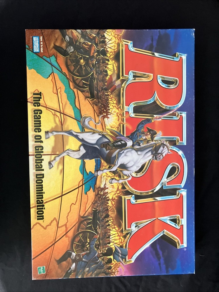 1998 Risk Board Game by Parker Brothers Complete in Very Good Condition Inst Inc