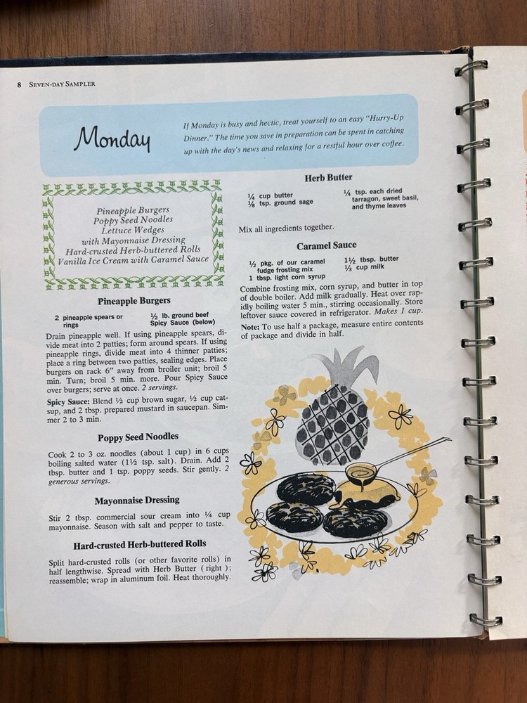 VTG 1964 Betty Crocker’s New Dinner For Two Cook Book