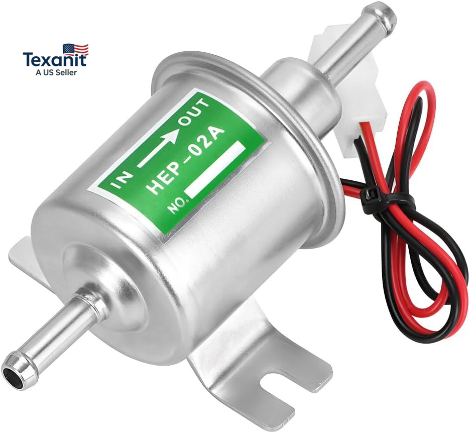 Electric Fuel Pump, 12V Heavy Duty Low Pressure Fuel Transfer Pump, Universal In