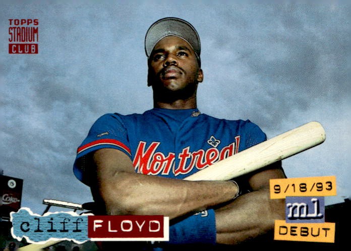 1994 Stadium Club #127 Cliff Floyd