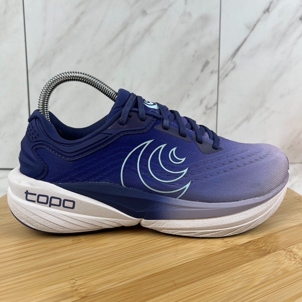 Topo Athletic Phantom 4 Womens Size 7.5 Purple Blue Running Gym Sneakers Shoes