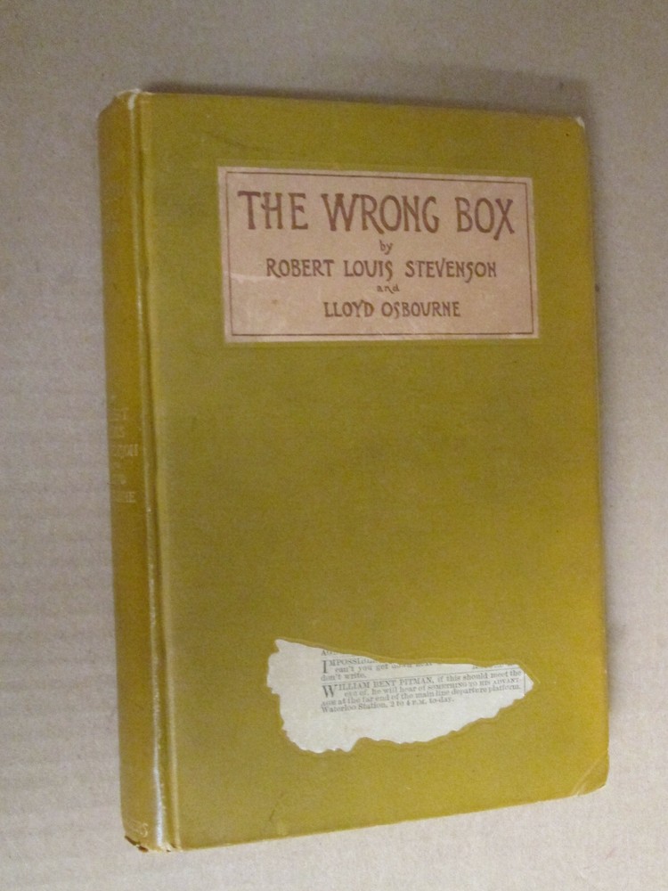 Robert Louis Stevenson THE WRONG BOX First Edition 1889