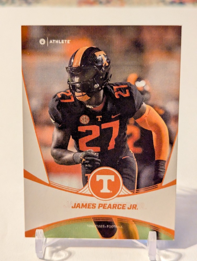 💥 James Pearce Jr. White Parallel Tennessee Football 2024 Onit Football VOLS