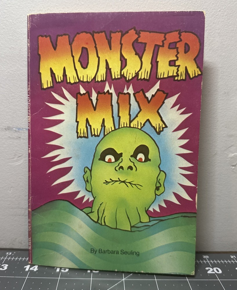 Vintage Halloween Spooky Puzzle & Activity Book- Unused 1974 Monster Mix Book