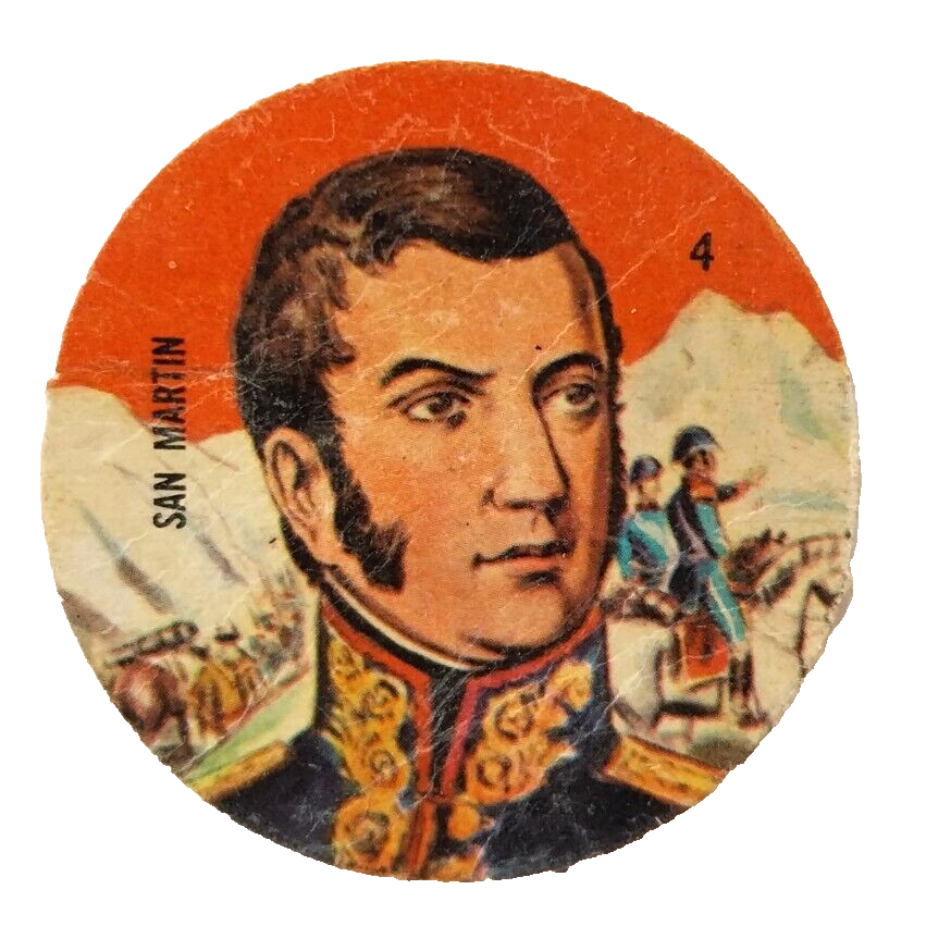 General Jose de San Martin 1966 Crack Campeon Card Rare Argentina