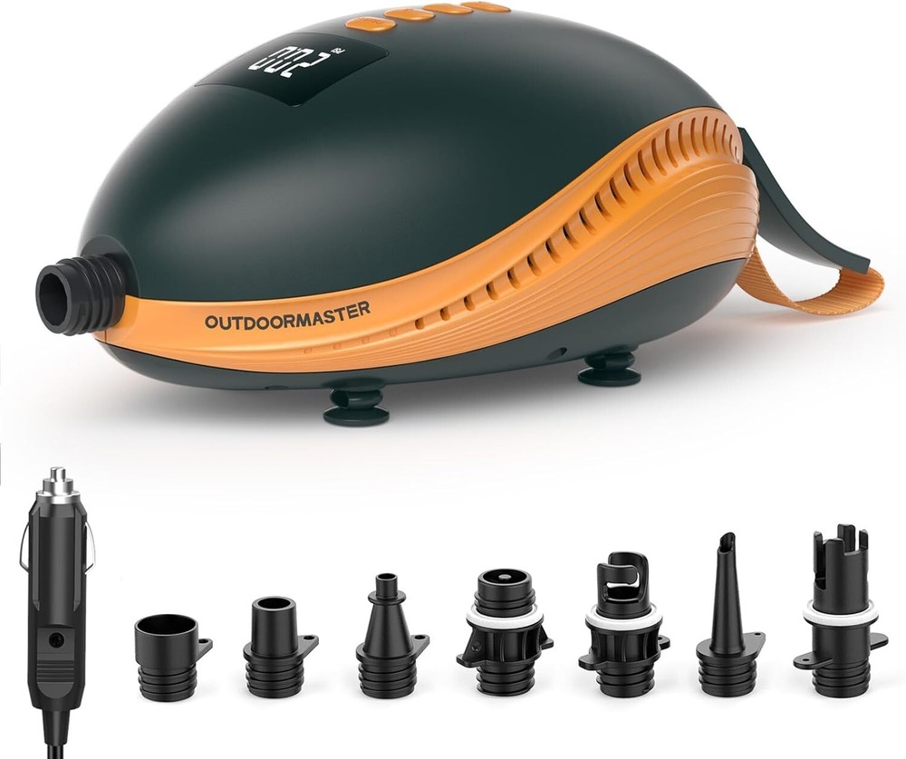 ✅OutdoorMaster 20PSI High Pressure Paddle Board SUP Air Pump Electric Dolphin II