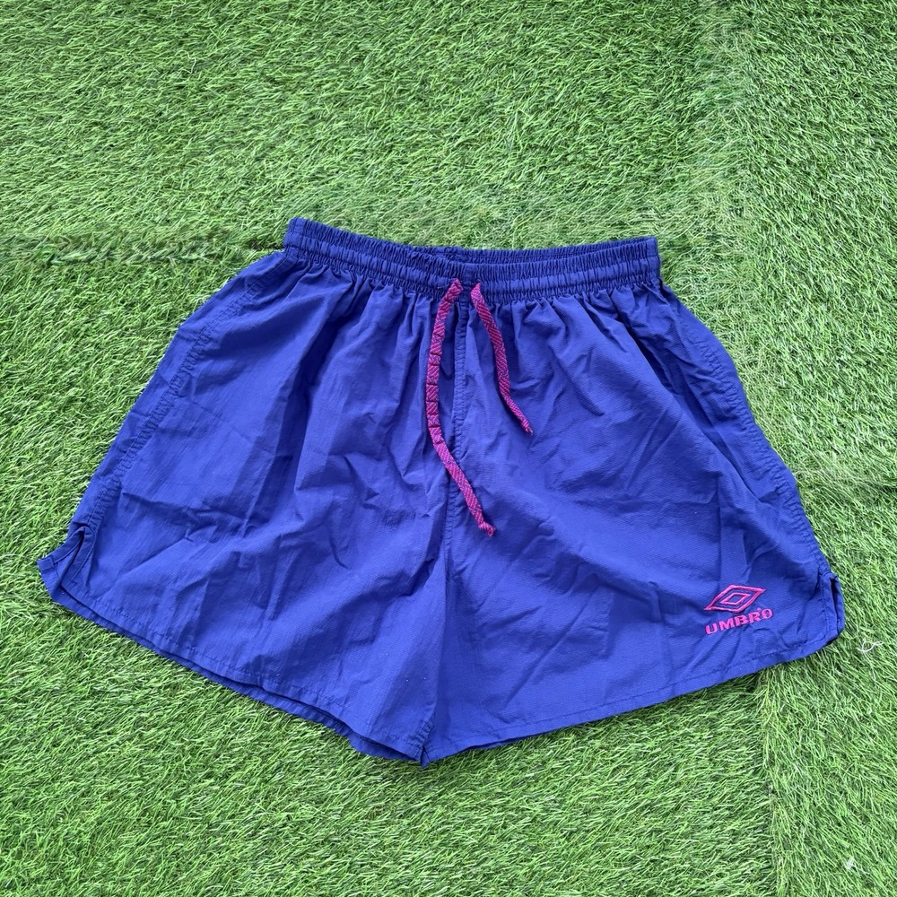 Vintage 90’s Umbro Soccer Shorts 100% Nylon Purple/Pink Men’s Medium