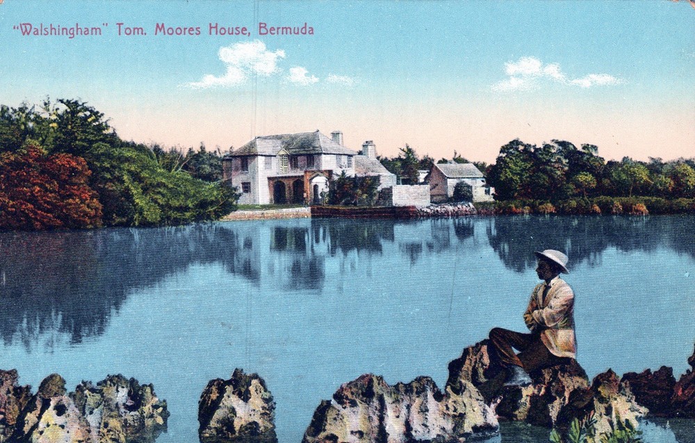 “Walshingham” Tom Moore’s House, Bermuda. Vintage 1915 Postcard
