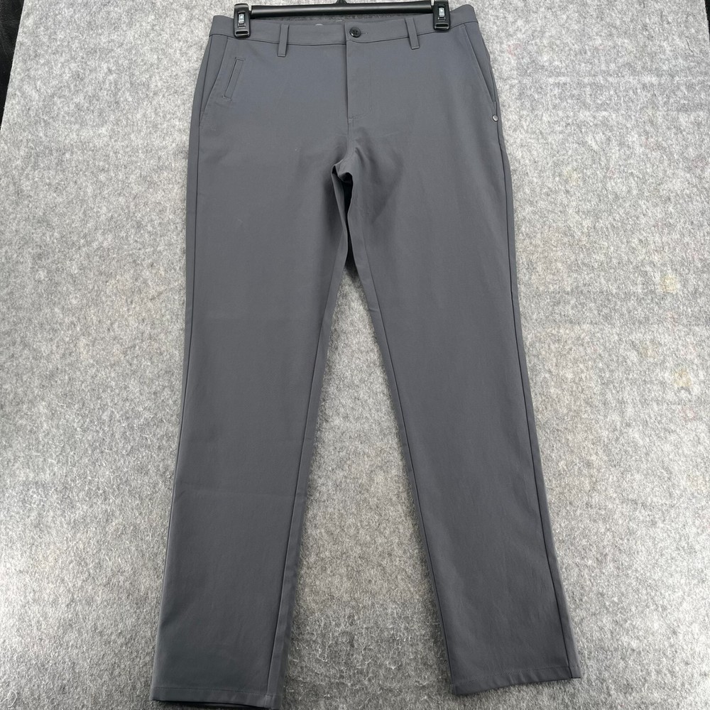 Vuori Pants Cascade Tech Chino Performance Gray Mens Size 32