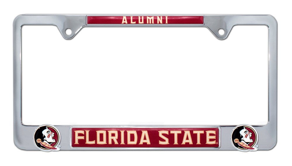 Florida State Seminoles alumni NCAA 3D license plate frame USA made