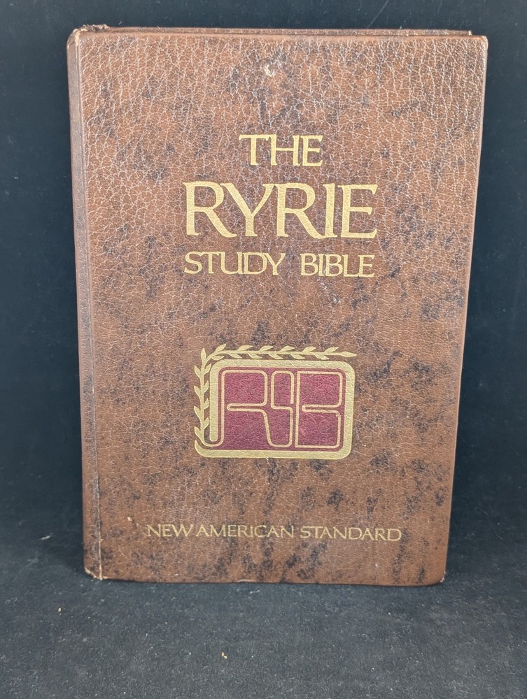 The Ryrie Study Bible New American Standard NASB 1978 Hardcover