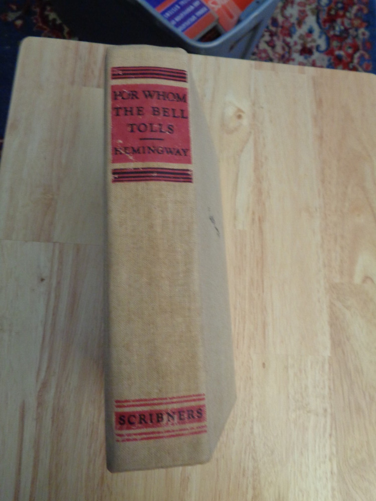 For Whom the Bell Tolls by Ernest Hemingway 1940 HC