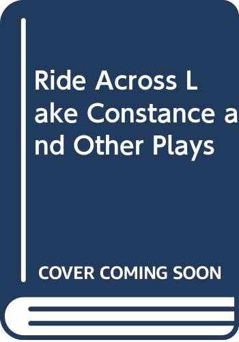Ride Across Lake Constance and Other - Paperback, by Peter Handke - Acceptable