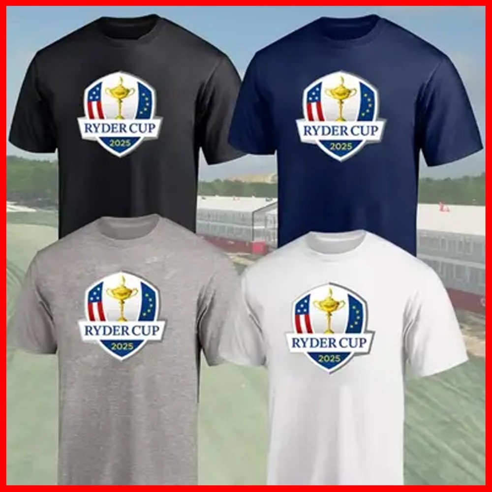 HOT NEW - 2025 Ryder Cup Bethpage Black Logo Shirt All Size S-5XL Fastship