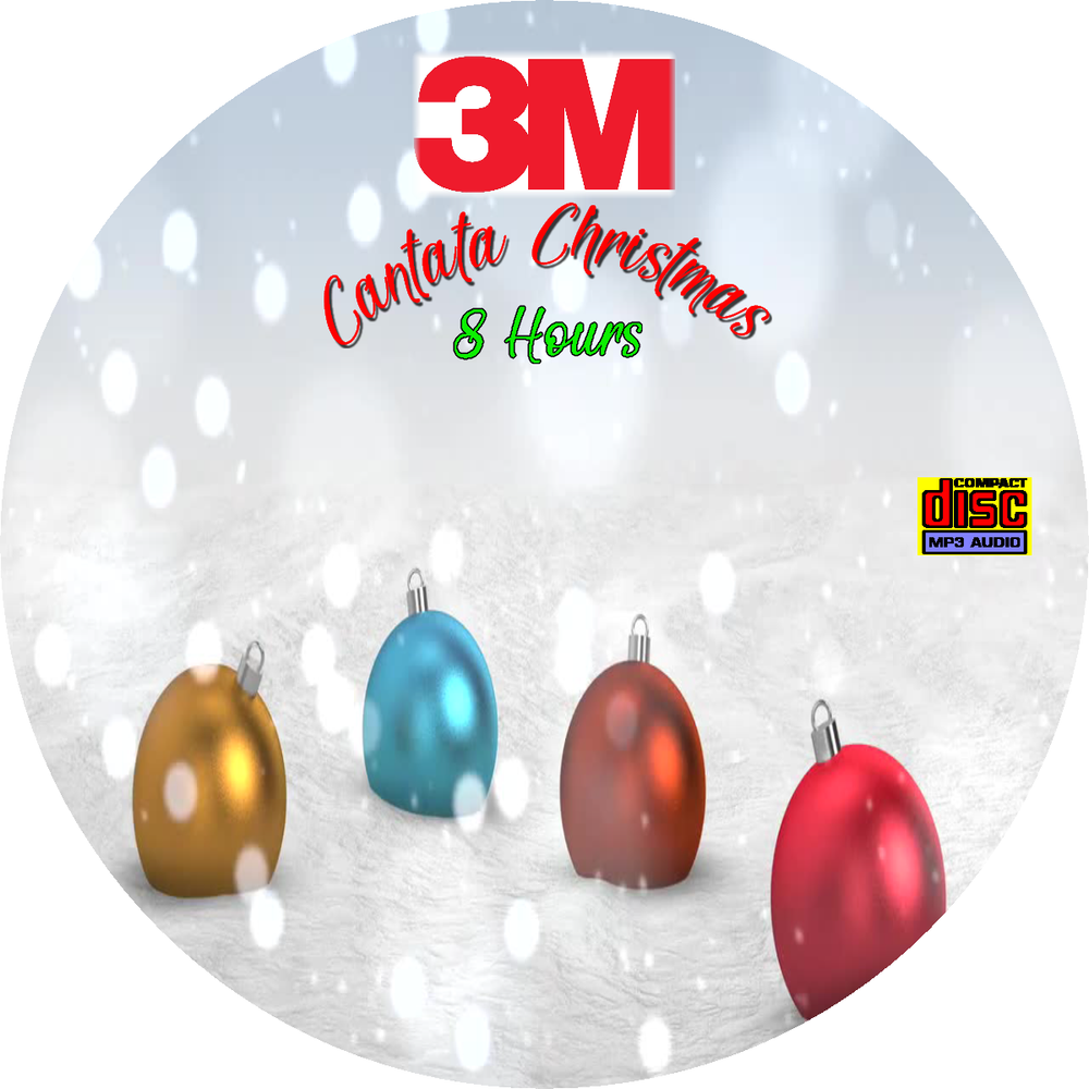 Christmas Elevator Grocery Store Music Collection CD Audio MP3 disc 8 Hours