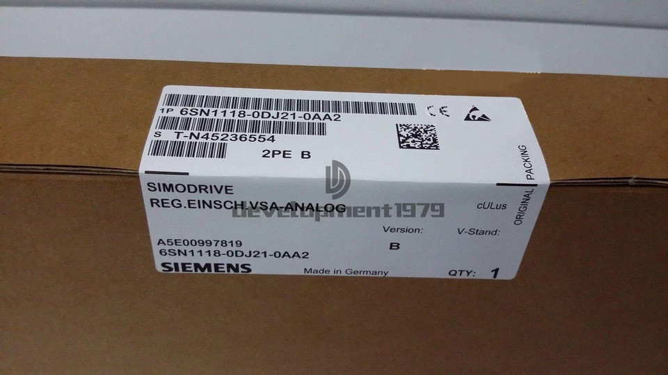 Siemens Control Unit 6SN1118-0DJ21-0AA2 replace