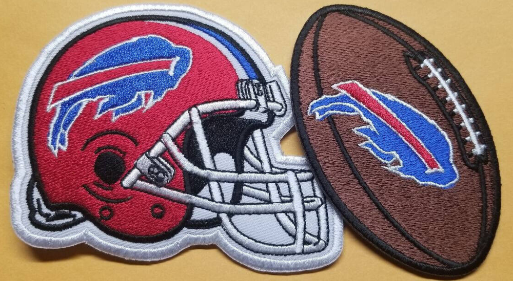 Buffalo Bills Embroidered 2 piece Patch lot