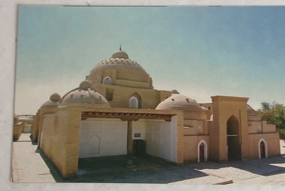 Vtg Postcard Khiva Uzbekistan Historic Mosque / Mausoleum Silk Road Architecture