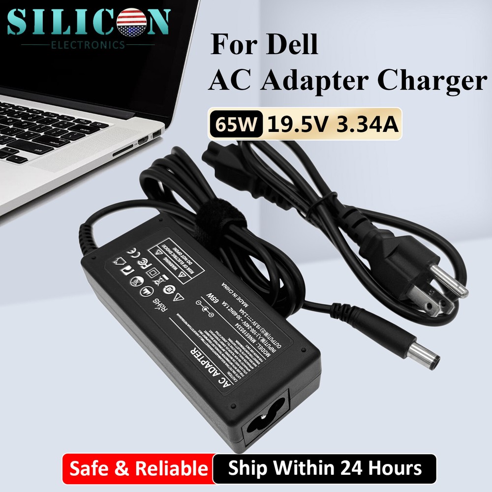 For Dell Latitude 11 3189 P26T001 65W Charger AC Adapter Power Supply Cord