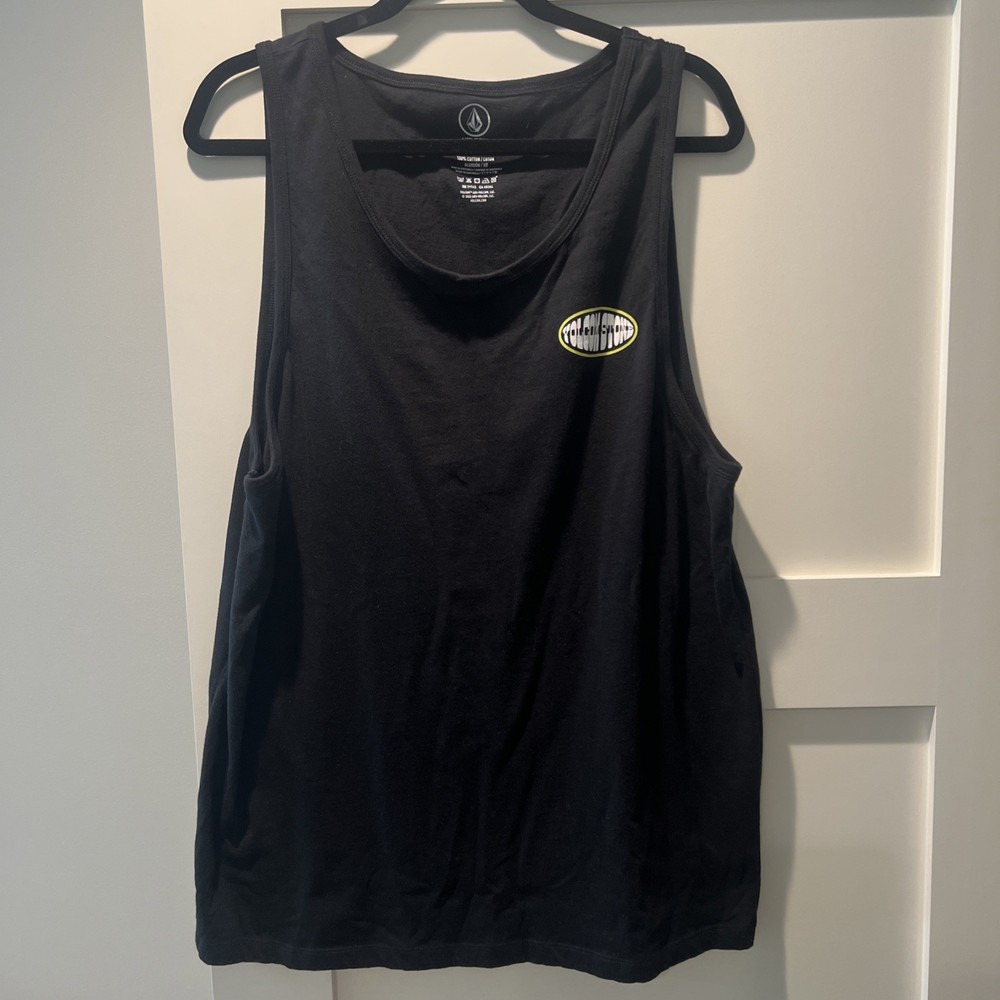Men’s Volcom Cotton Tank Top Black XL