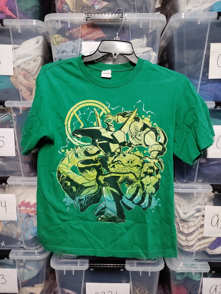 Ben 10 Alien Graphic Shirt Retro Cartoon Kidcore Size Xs A341