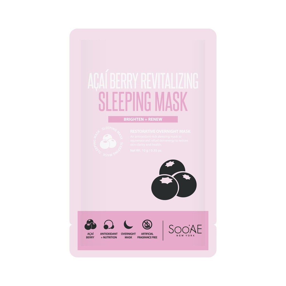 Acai Berry Overnight Face Mask for Revitalized Skin 12 Pack-image