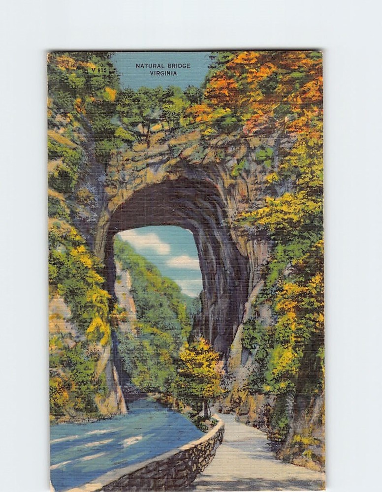 Postcard Natural Bridge Virginia USA