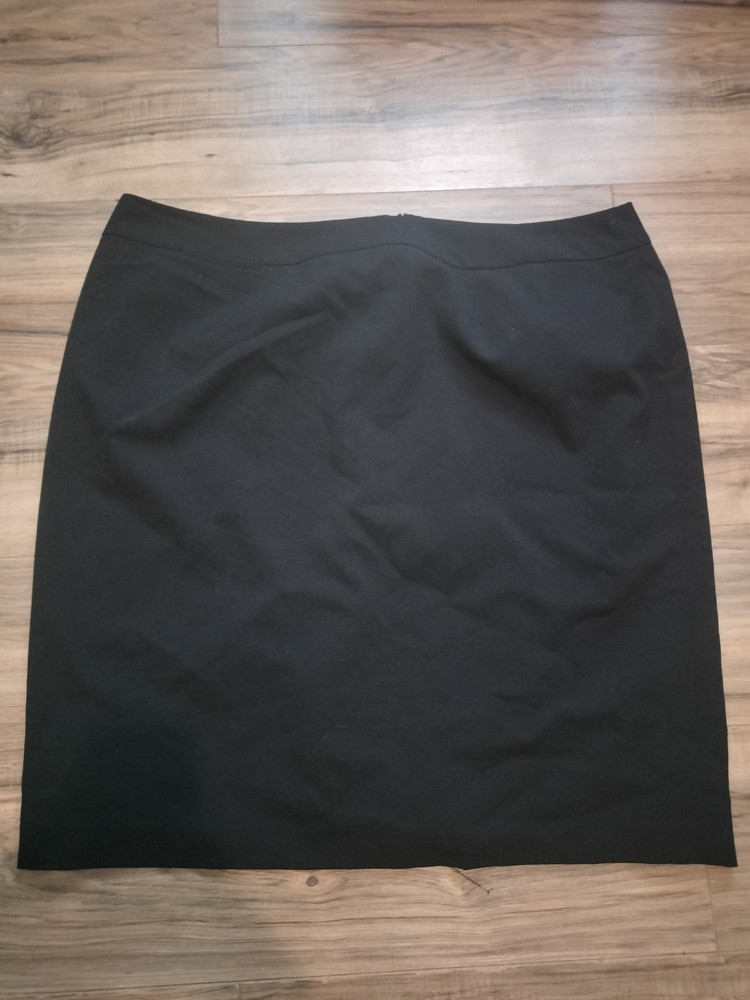 Calvin Klein Women's Black Soft Crepe Pencil Skirt Plus Size 22W