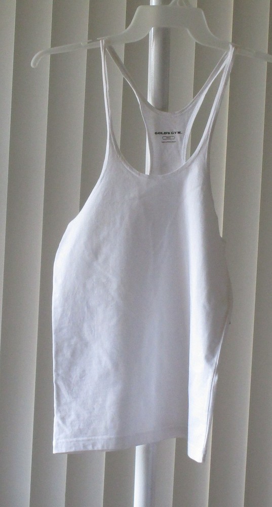 String Tank Top Gold's Gym White Defect Size Small