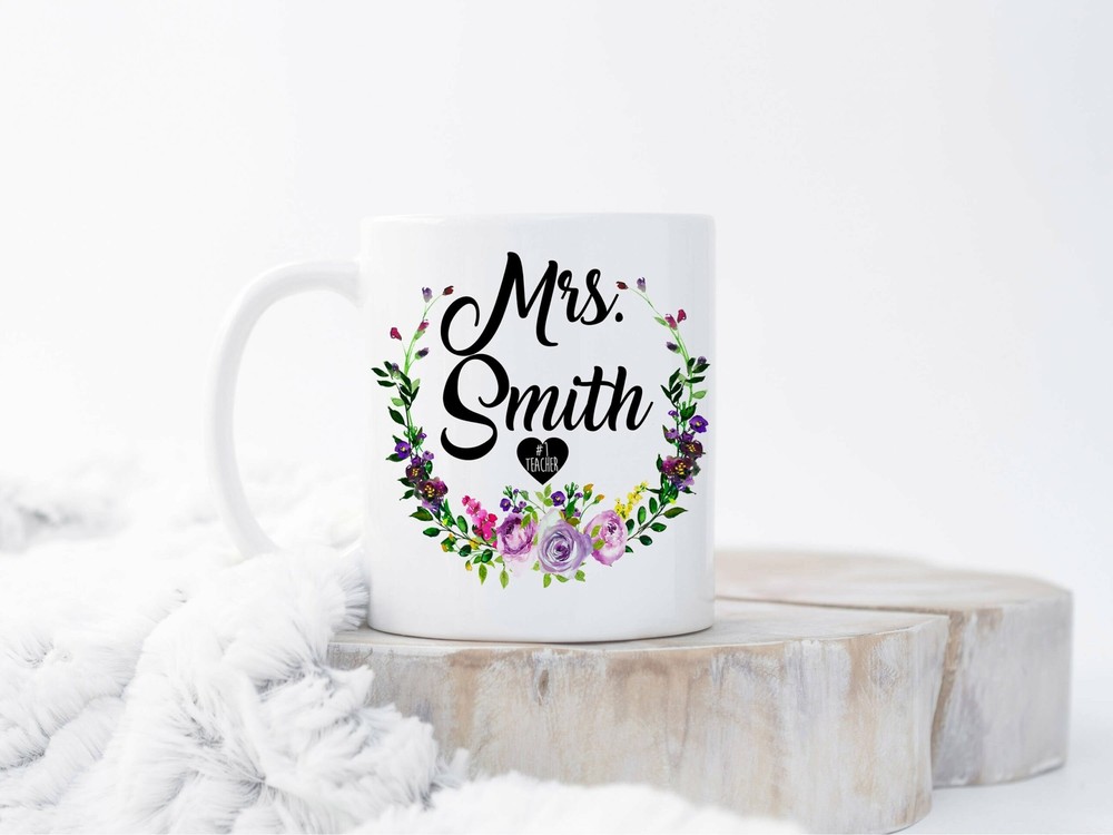 Personalized Teacher Mug Teacher Christmas Gifts Coffee Gift Teacher