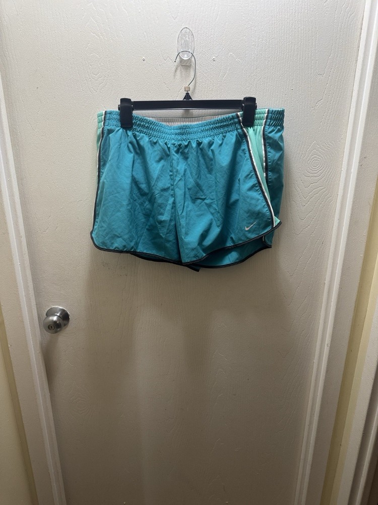 Women’s Nike Dri-Fit Teal Running Shorts Size XL