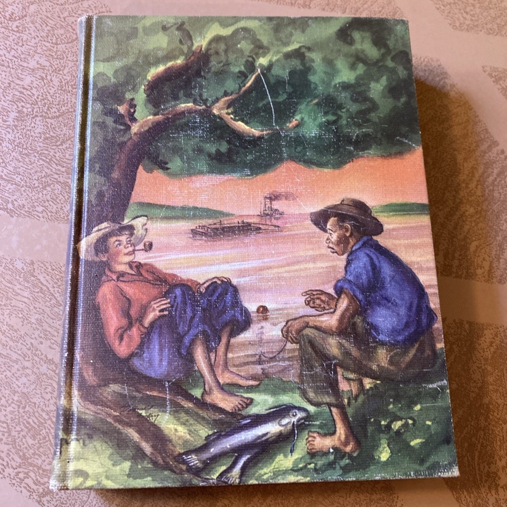 ILLUSTRATED JR LIBRARY~Adventures Huckleberry Finn~MARK TWAIN~Donald McKay~1948