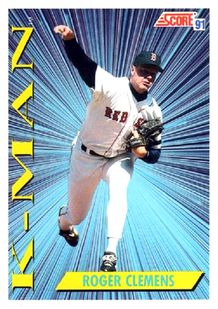 1991 Score #684 Roger Clemens Boston Red Sox