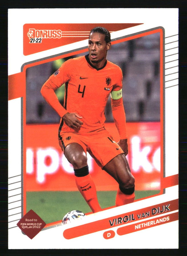 Virgil Van Dijk 2021-22 Donruss #132 SOCCER Card