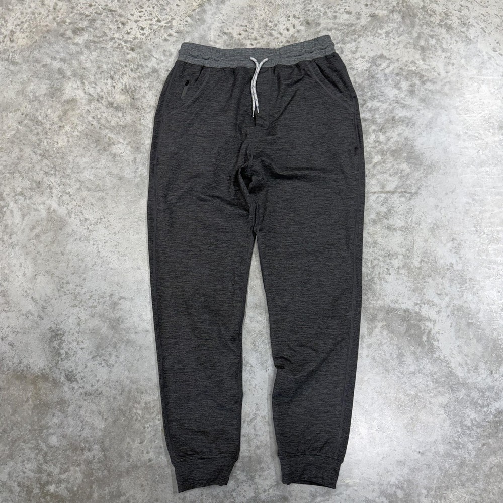 Marine Layer Sweatpants Mens Small Gray Weekend Sport Joggers Elastic Waist Zip