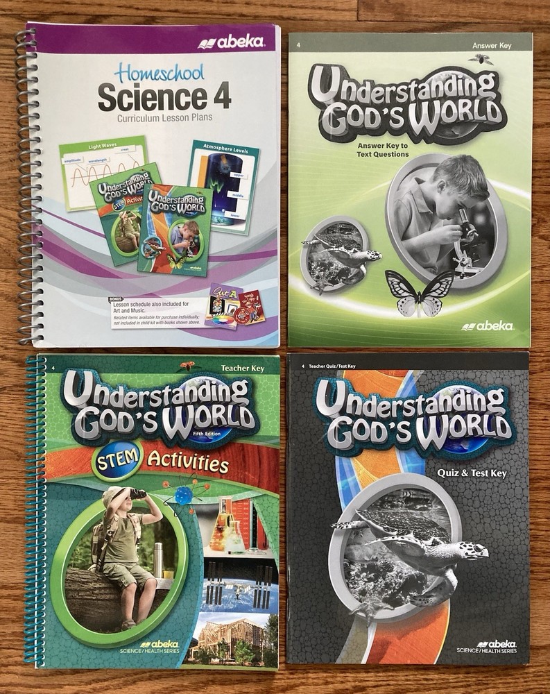 Abeka Science 4 Understanding Gods World Lesson Plans and Answer Keys