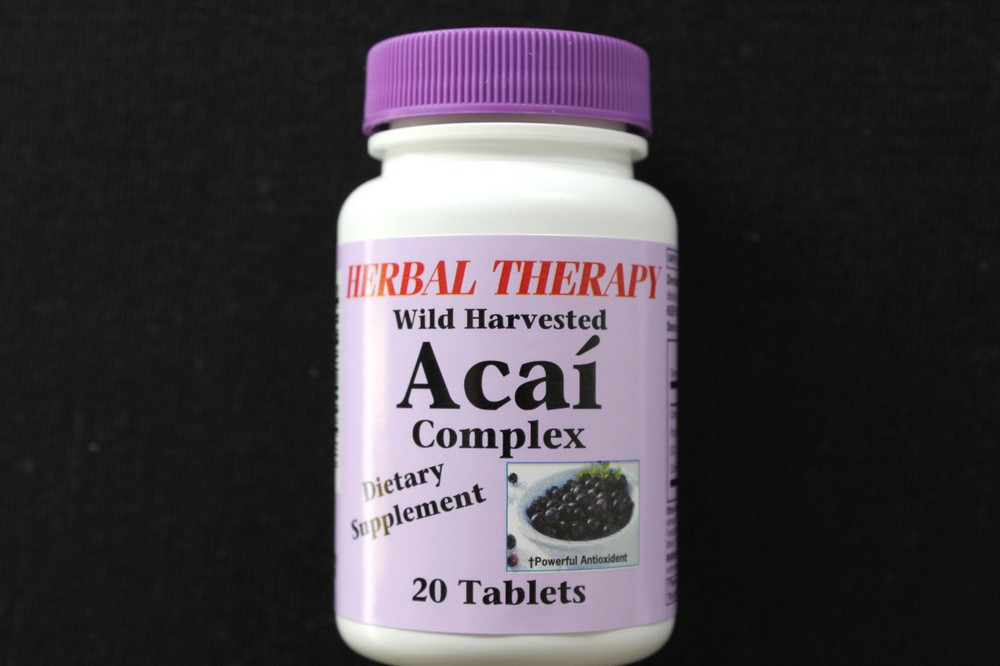 ACAI  BERRY complex  Dietary Supplement  Powerful Antioxidant  Wild Harvested-image