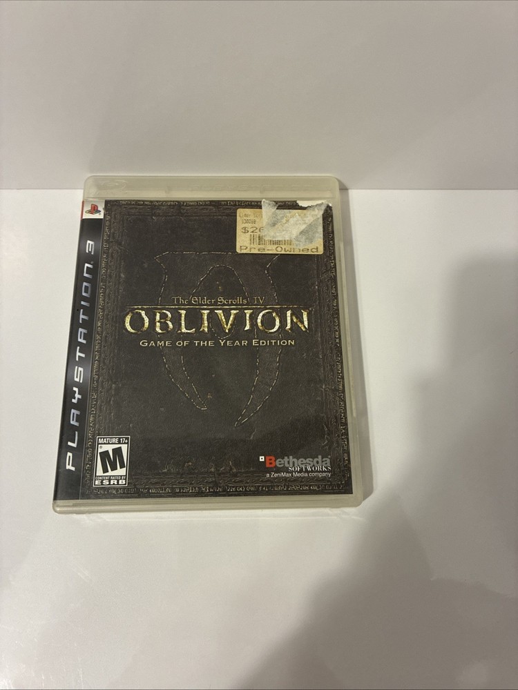 The Elder Scrolls IV: Oblivion Game of the Year Edition - Sony Playstation 3 PS3