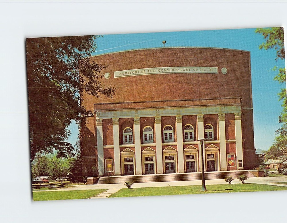Postcard Auditorium & Conservatory Of Music Winthrop College Rock Hill SC USA