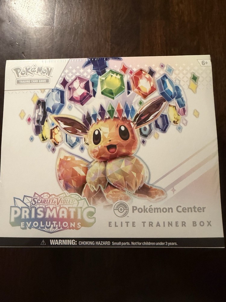 Prismatic Evolutions Pokemon Center Exclusive Elite Trainer Box