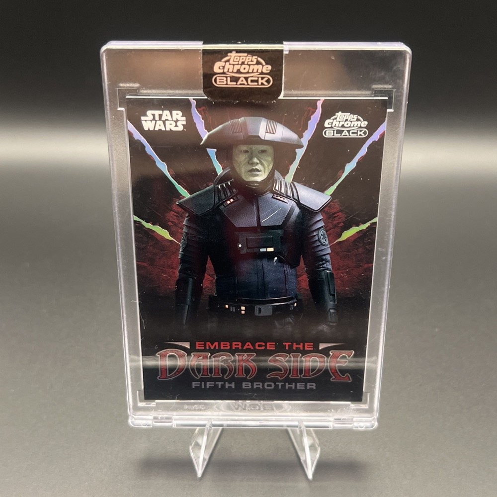 2024 Topps Chrome Black Star Wars Fifth Brother Embrace the Darkside #ED-7