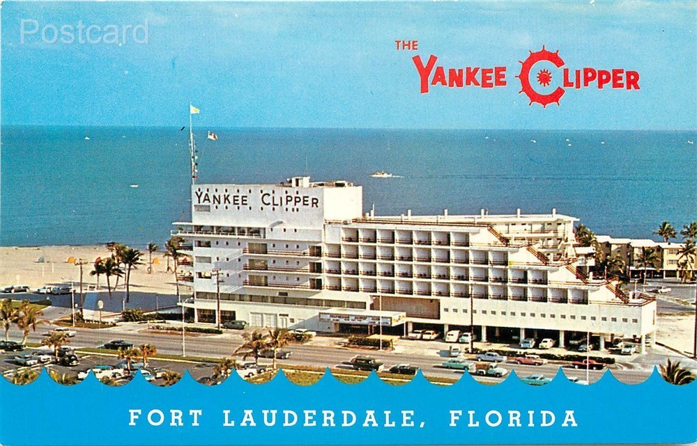 FL, Fort Lauderdale, Florida, Yankee Clipper Hotel, Pan American Pub. No. C8090