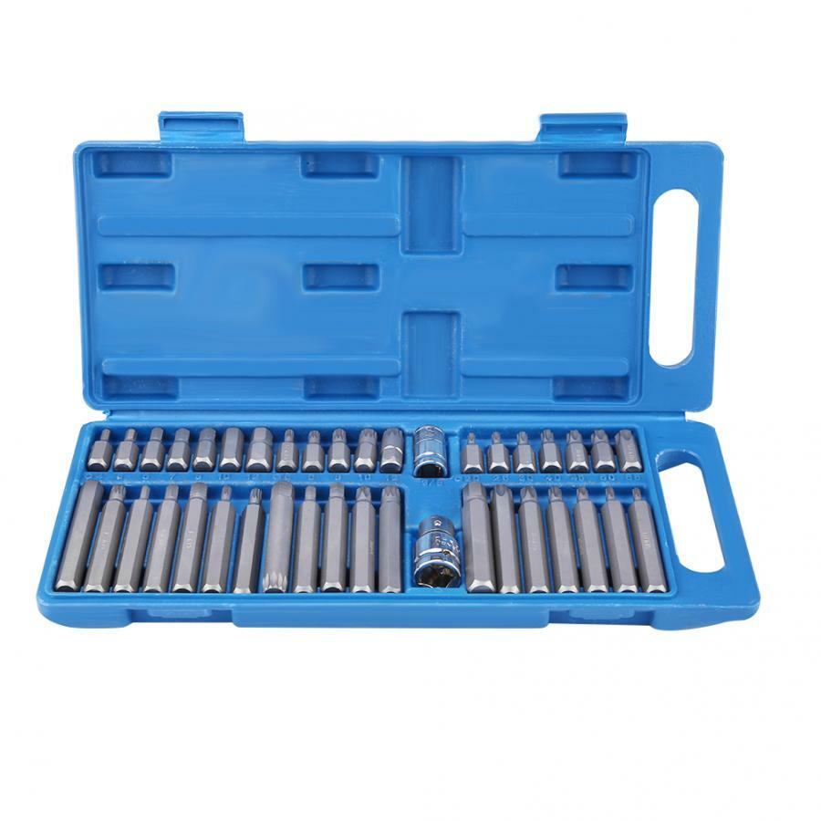40Pcs Hex Star Torx Bit Set with 1/2