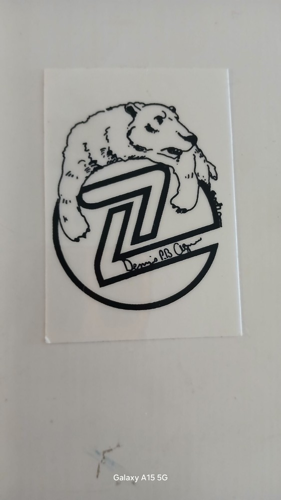 VINTAGE Z FLEX SMA Skateboard STICKER Old School Skate Nos 1980S SMA DOGTOWN